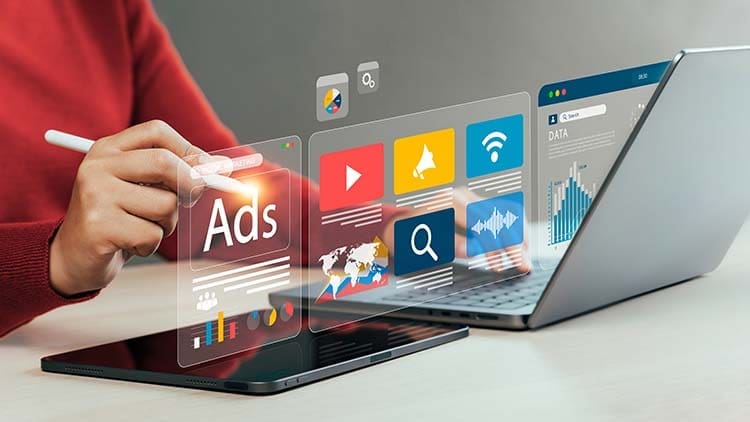 Online,Sales,Concept,Of,Digital,Marketing,,Ad,,Product,Ads,,Promotion